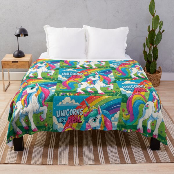 Item preview, Unicorns Are Real! Magical Rainbow Unicorn Kids Design designed and sold by Ignorant-Artist.