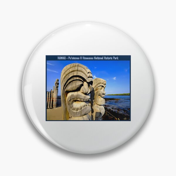Item preview, Hawaii  Puuhonua O Honaunau National Historic Park Print designed and sold by FAUNALS.