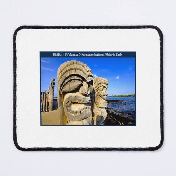 Item preview, Hawaii  Puuhonua O Honaunau National Historic Park Print designed and sold by FAUNALS.