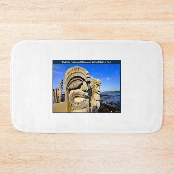 Item preview, Hawaii  Puuhonua O Honaunau National Historic Park Print designed and sold by FAUNALS.
