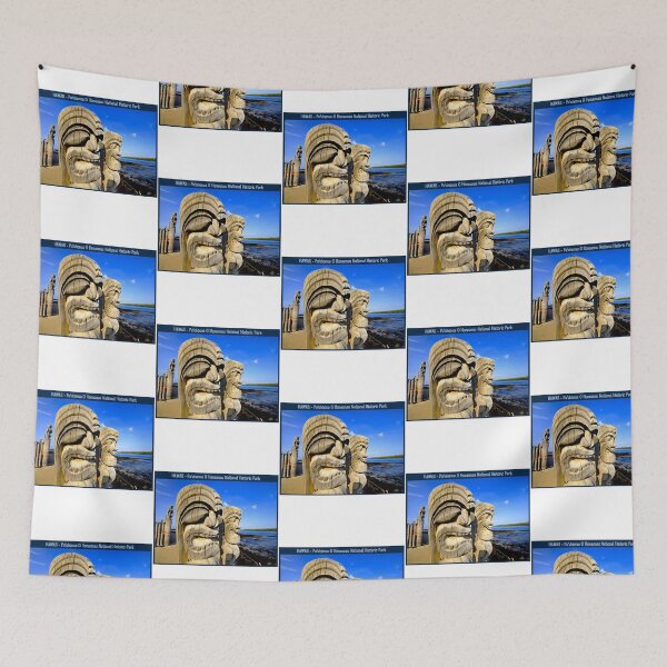 Item preview, Hawaii  Puuhonua O Honaunau National Historic Park Print designed and sold by FAUNALS.