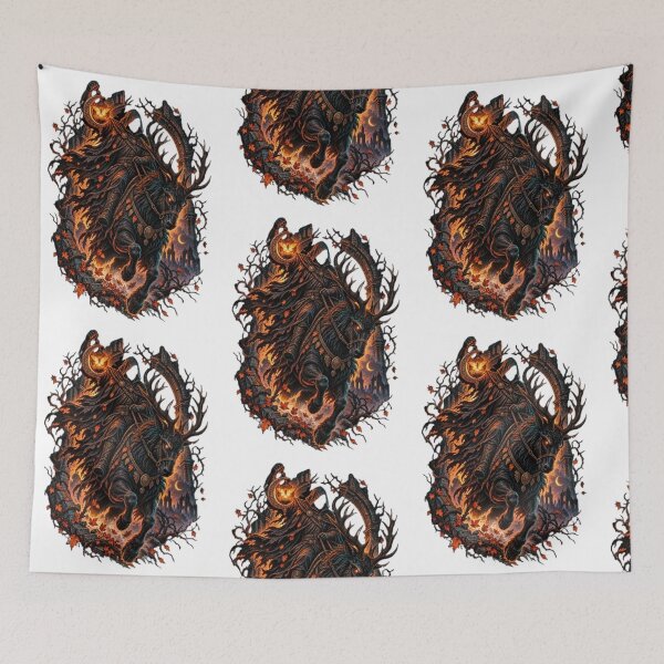 Item preview, Phantom Horseman – Gothic Halloween Night designed and sold by TATOXIDE.