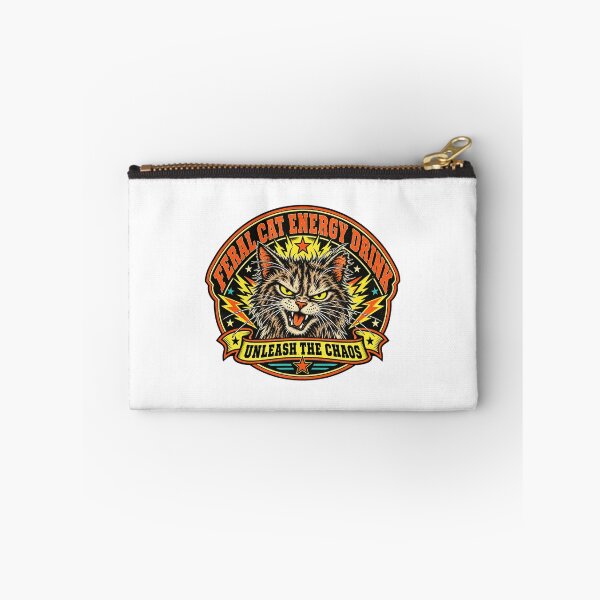 Item preview, Feral Cat Energy Drink Parody Logo Tee designed and sold by Inkworksbyshery.