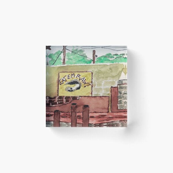 Item preview, Oyster Shack Urban Sketch designed and sold by BirdandaBrush.