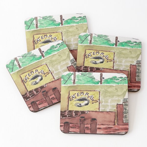 Item preview, Oyster Shack Urban Sketch designed and sold by BirdandaBrush.