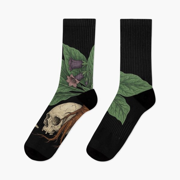 Item preview, Mandrake Dark Botanical Gothic Poison Root Art designed and sold by The Wicked Herbarium.