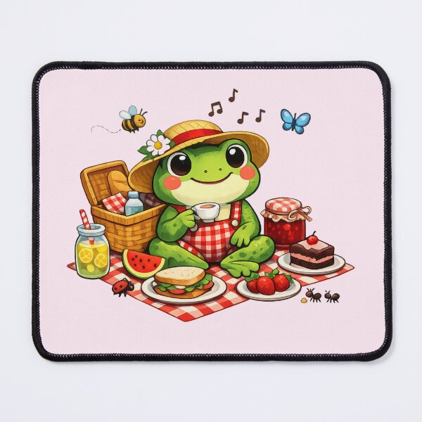 Item preview, Kawaii Picnic Frog designed and sold by Sommium .