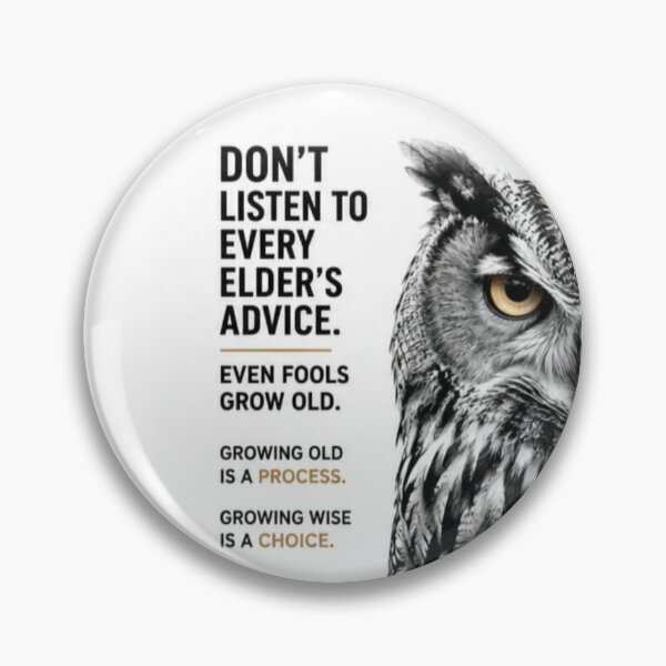 Item preview, Growing Wise Is A Choice Wisdom Quote Sticker designed and sold by Scro-Ciob-Shop.