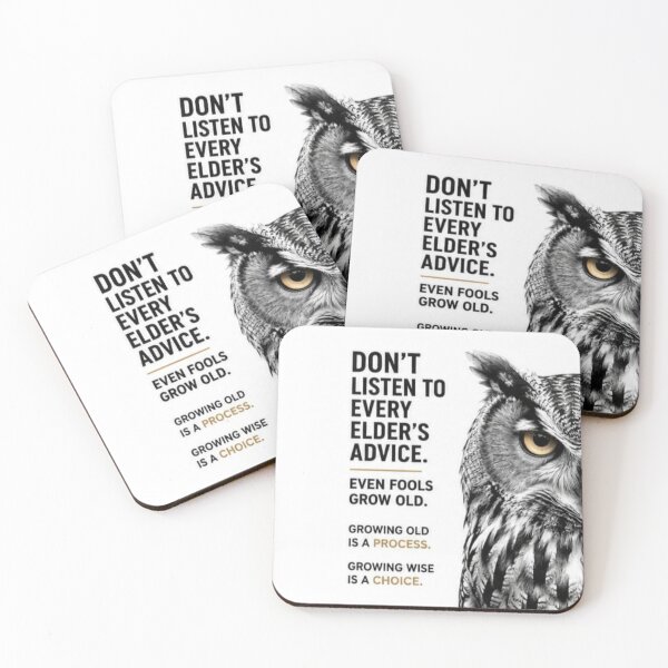 Item preview, Growing Wise Is A Choice Wisdom Quote Sticker designed and sold by Scro-Ciob-Shop.