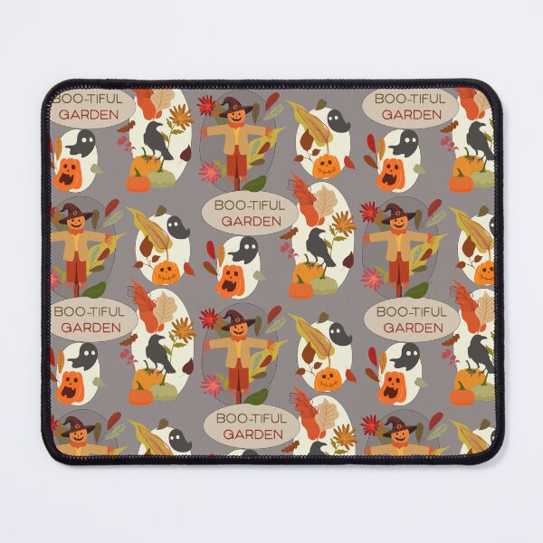 Item preview, Boo-tiful Garden Scarecrow Halloween Pumpkin Autumn Vibes designed and sold by Vibria Pattern Studio.