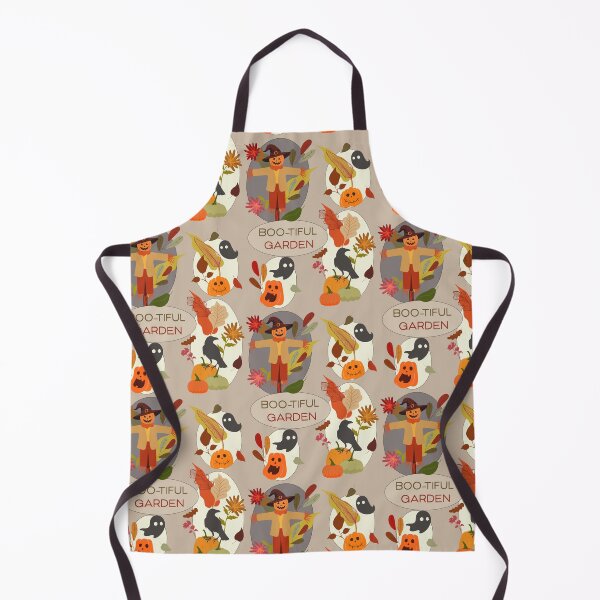 Item preview, Boo-tiful Garden Scarecrow Halloween Pumpkin Autumn Vibes designed and sold by Vibria Pattern Studio.