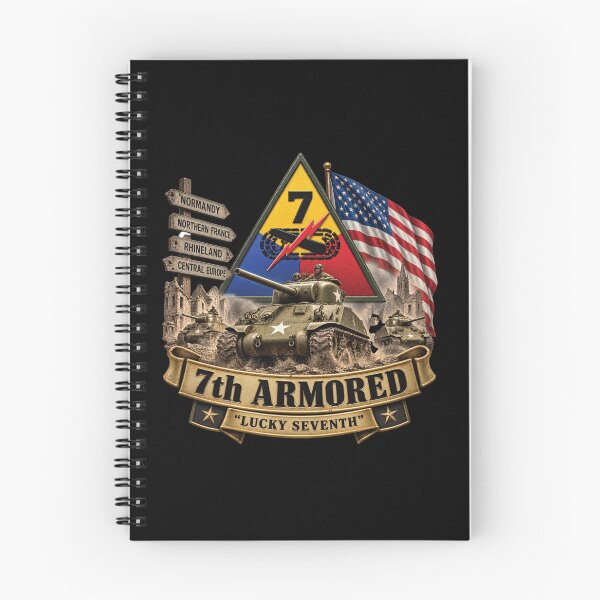 Item preview, 7th Armored Division - Lucky Seventh - WWII - 3D - Enhanced designed and sold by Military Insignia Products.