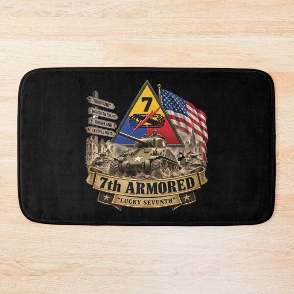 Item preview, 7th Armored Division - Lucky Seventh - WWII - 3D - Enhanced designed and sold by Military Insignia Products.