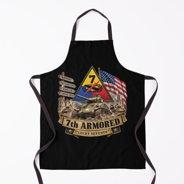 Item preview, 7th Armored Division - Lucky Seventh - WWII - 3D - Enhanced designed and sold by Military Insignia Products.