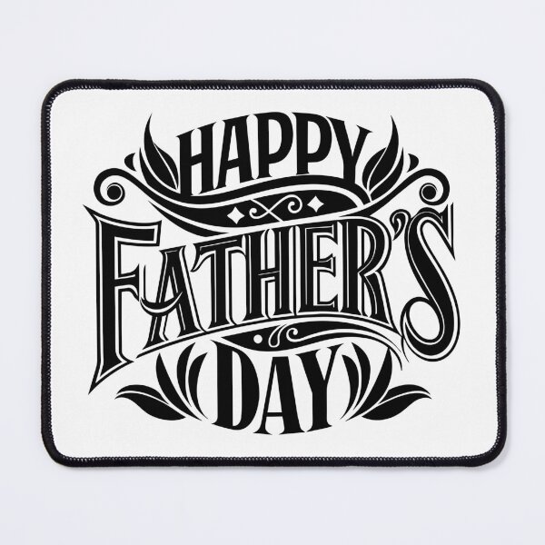 Item preview, Happy Father's Day - Vintage Ornamental  designed and sold by Elite Wall Art.