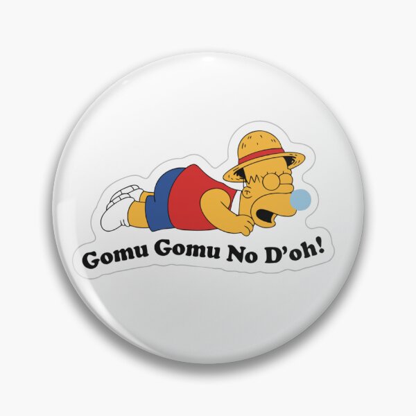 Item preview, Homer Luffy Gomu Gomu No Doh Sticker designed and sold by Francisbb.