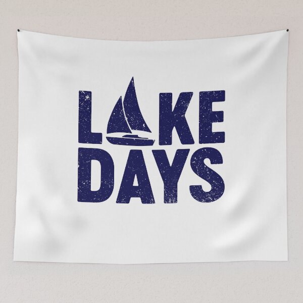 Item preview, Lake Days Camping Fishing Holiday designed and sold by gunaone-design.