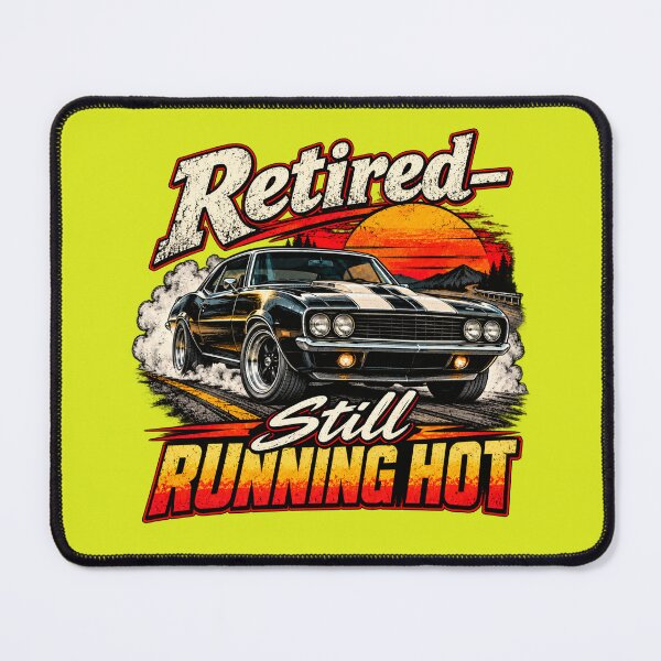 Item preview, Retired Still Running Hot Muscle Car T-Shirt designed and sold by TZehrfeldPhotos.