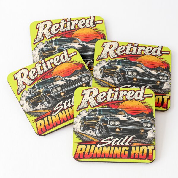 Item preview, Retired Still Running Hot Muscle Car T-Shirt designed and sold by TZehrfeldPhotos.