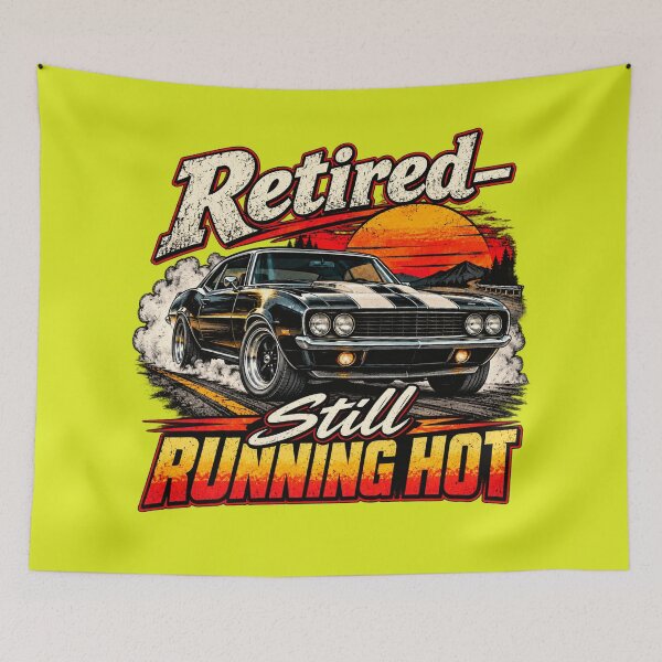Item preview, Retired Still Running Hot Muscle Car T-Shirt designed and sold by TZehrfeldPhotos.