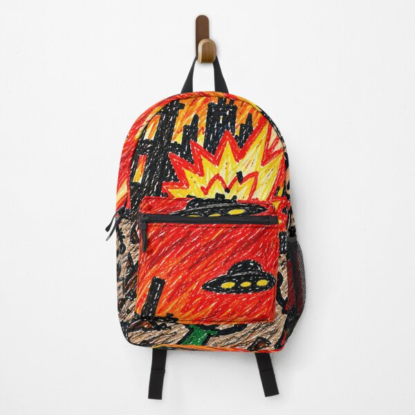 Item preview, UFO Invasion Crayon Apocalypse designed and sold by NordenPosters.