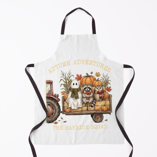 Item preview, Autumn Adventures Hayride Squad comfort color Shirt, Cute Ghost Raccoon Owl Fall Tee, Vintage Pumpkin Patch Farm Animal Graphic T-Shirt designed and sold by RAWVANE.