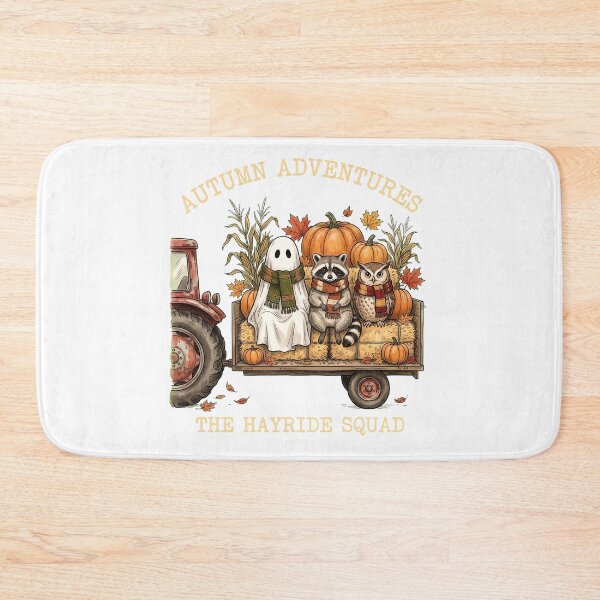 Item preview, Autumn Adventures Hayride Squad comfort color Shirt, Cute Ghost Raccoon Owl Fall Tee, Vintage Pumpkin Patch Farm Animal Graphic T-Shirt designed and sold by RAWVANE.