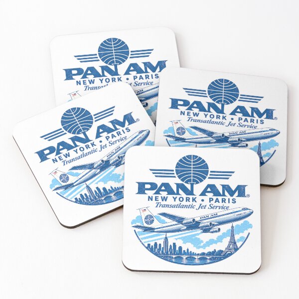 Item preview, Pan Am New York Paris Flight designed and sold by MadcapPrints.
