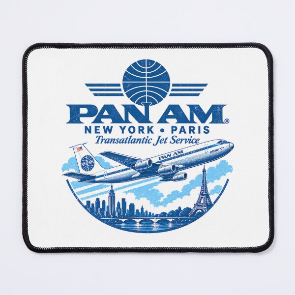 Item preview, Pan Am New York Paris Flight designed and sold by MadcapPrints.
