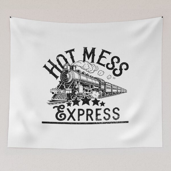 Item preview, Hot Mess Express Train Funny Mom Life designed and sold by gunaone-design.