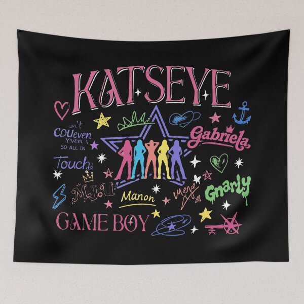 Item preview, Katseye Beautiful Chaos Gnarly Gabriela Retro designed and sold by AubreeWu.