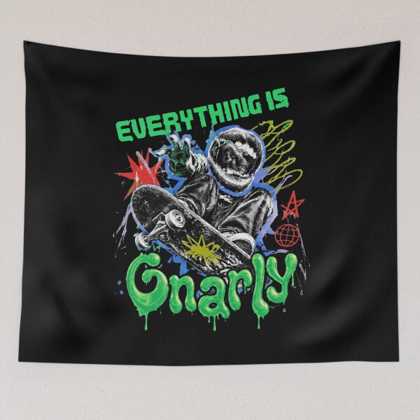 Item preview, Katseye Everything Is Gnarly Retro Graffiti Collage designed and sold by Bandnarelle.