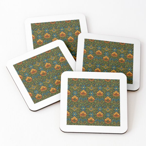 Item preview, Intricate Carved Floral Pattern In Rich Wood Tones. designed and sold by FAUNALS.