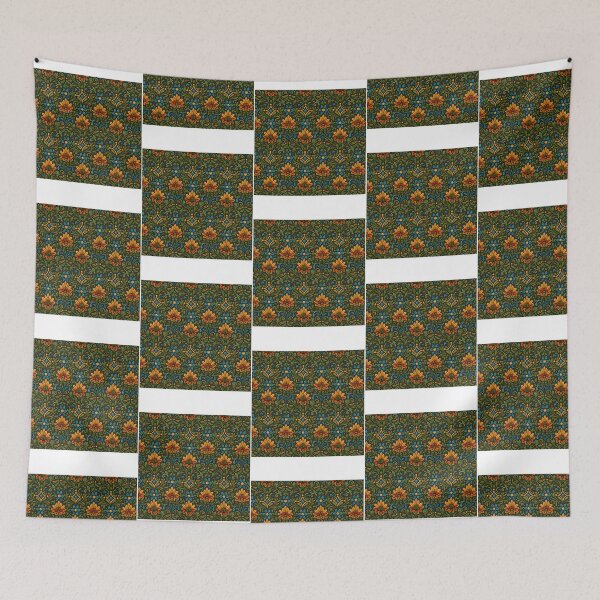 Item preview, Intricate Carved Floral Pattern In Rich Wood Tones. designed and sold by FAUNALS.