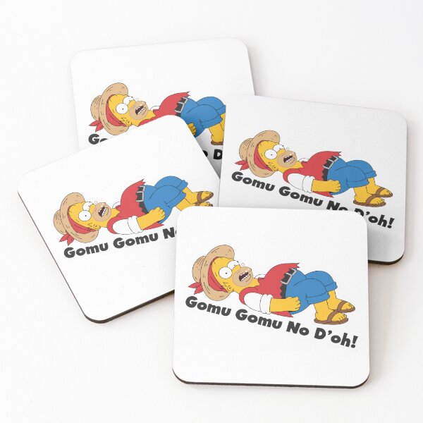 Item preview, Homer Simpson Luffy Gomu Gomu No Doh Parody designed and sold by Francisbb.