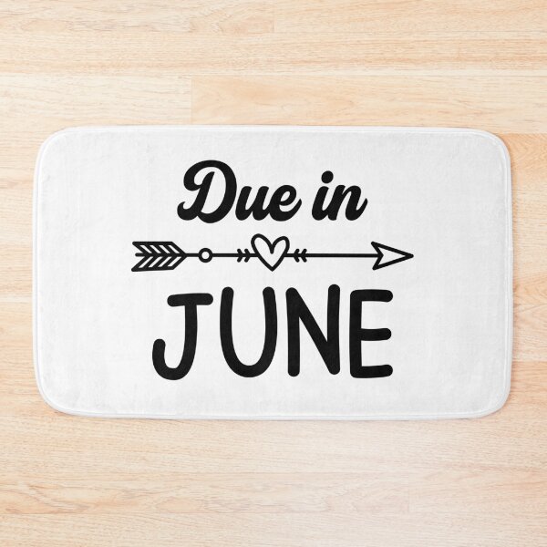 Item preview, Due in June Maternity Funny Pregnancy Announcement designed and sold by gunaone-design.