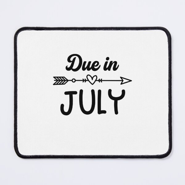Item preview, Due in July Maternity Funny Pregnancy Announcement Gift  designed and sold by gunaone-design.