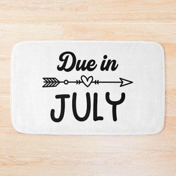 Item preview, Due in July Maternity Funny Pregnancy Announcement Gift  designed and sold by gunaone-design.