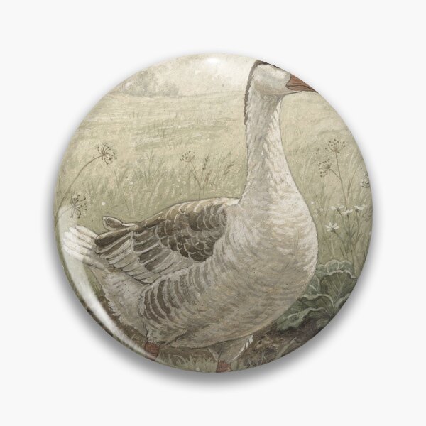 Item preview, Goose Whimsical Farm Fauna Art Print designed and sold by Carnival Posters.