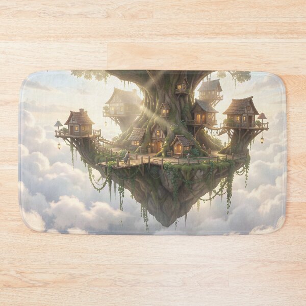Item preview, An Elven Tree Village in the Sky designed and sold by Fanta-sticky.