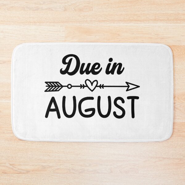 Item preview, Due in August Maternity Funny Pregnancy Announcement Gift designed and sold by gunaone-design.