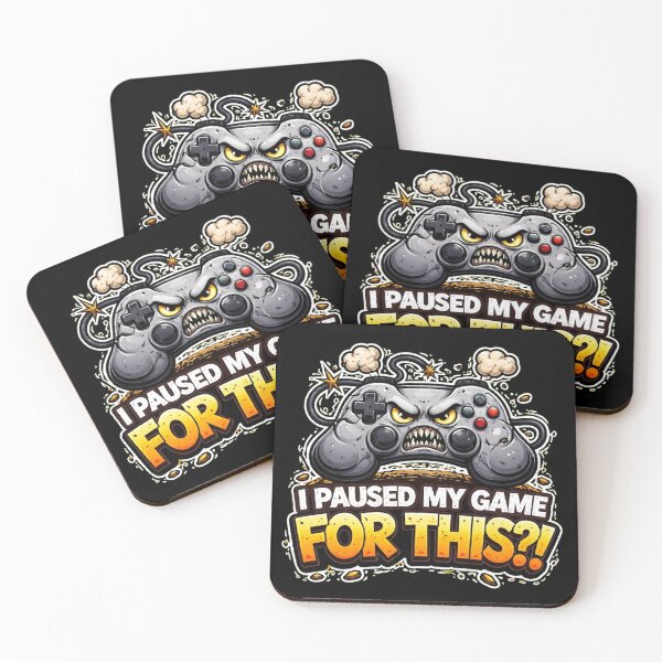 Item preview, I Paused My Game For This Funny Gamer Controller designed and sold by LOL-N-LIFESTYLE.