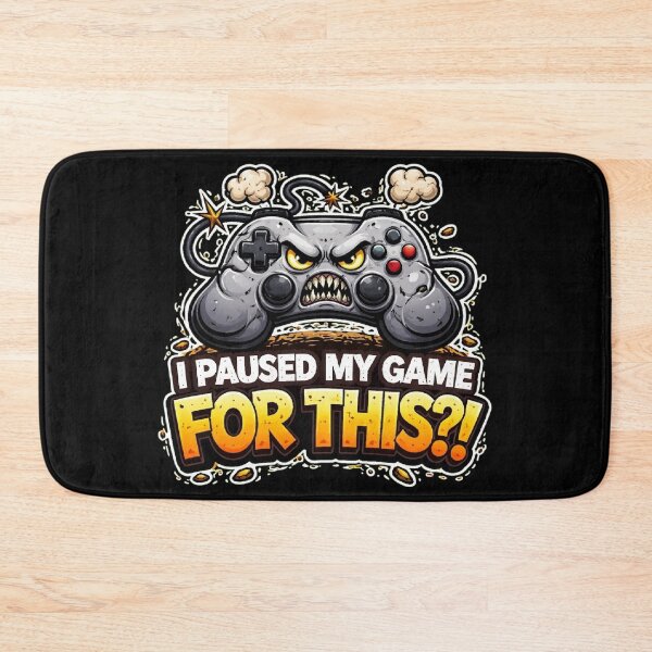 Item preview, I Paused My Game For This Funny Gamer Controller designed and sold by LOL-N-LIFESTYLE.