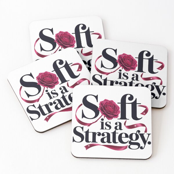Item preview, Soft Is a Strategy Feminine Power Quote designed and sold by Aarvya Fashion Club ( A.F.C ).