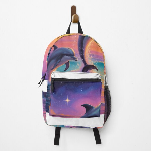 Item preview, Joyful Dolphins — Flight at Purple and Gold Twilight designed and sold by Hawaii26.