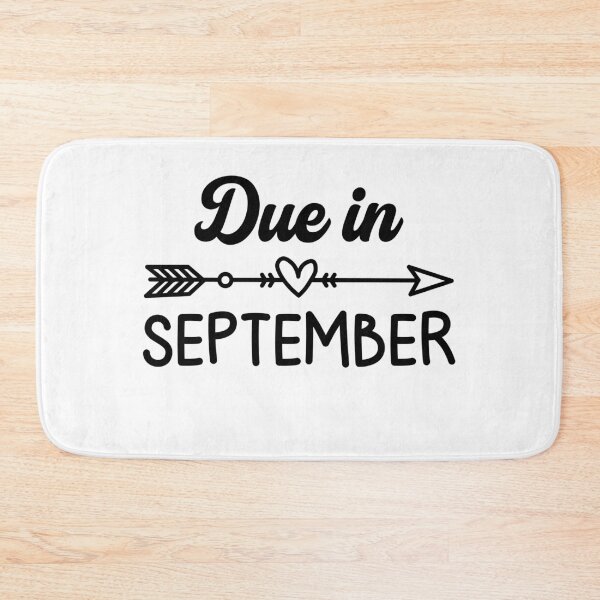 Item preview, Due in September Maternity Funny Pregnancy Announcement - Pregnnat Woman designed and sold by gunaone-design.