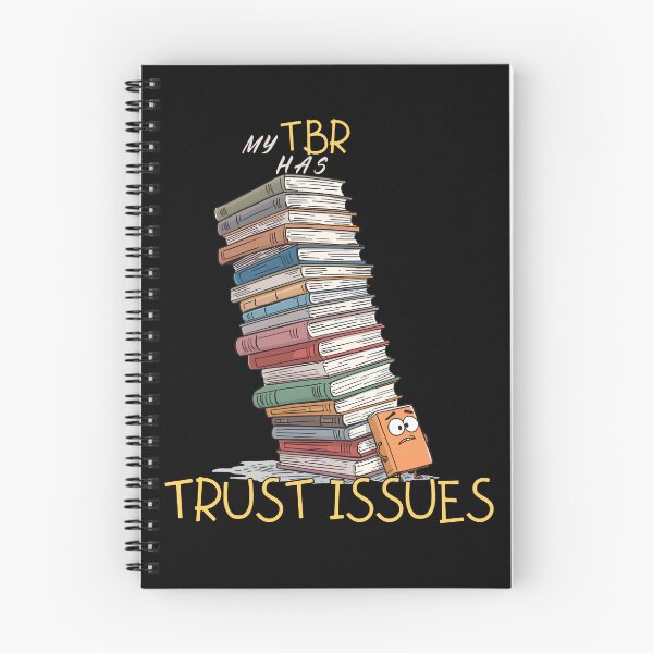 Item preview, My TBR Has Trust Issues – Funny Book Lover Reading designed and sold by Bawek85Designs.