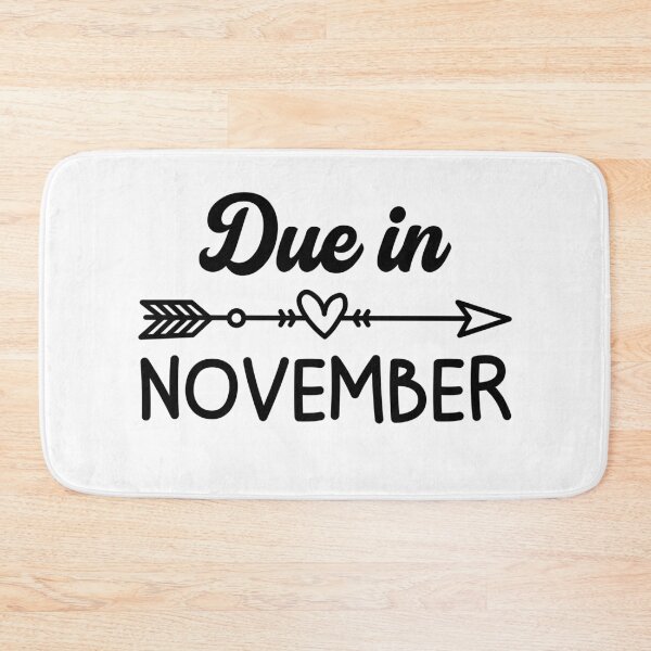 Item preview, Due in November Maternity Funny Pregnancy Announcement designed and sold by gunaone-design.