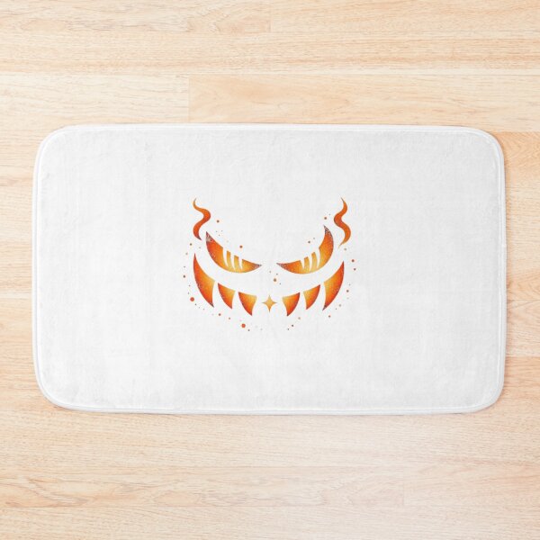 Item preview, Sinister Pumpkin Face – Glowing Halloween Grin designed and sold by TATOXIDE.