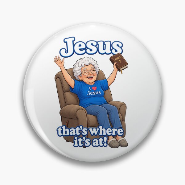 Item preview, Jesus that’s where it’s at designed and sold by LizHumorComics.